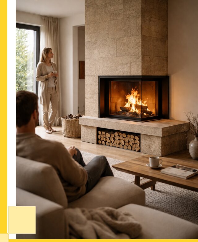 Угловые камины из кирпича установка в Зеленодольске от 155250 р. ЭриданЗлн