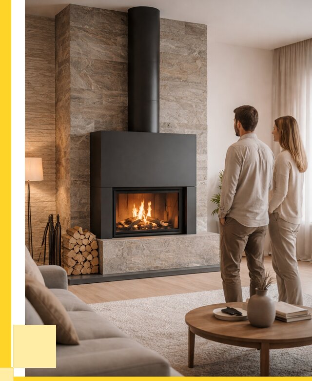 Закрытые камины под ключ в Зеленодольске от 124200 р., ЭриданЗлн