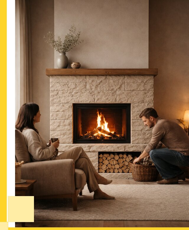 Камины для дома в Зеленодольске под ключ от 155250 р. | ЭриданЗлн