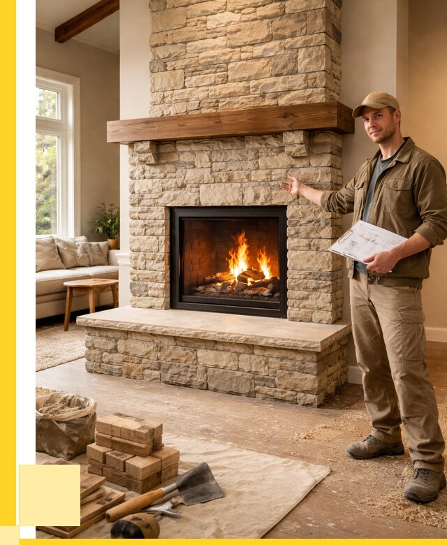 Камины под ключ в Зеленодольске от 186300 р. | ЭриданЗлн — установка