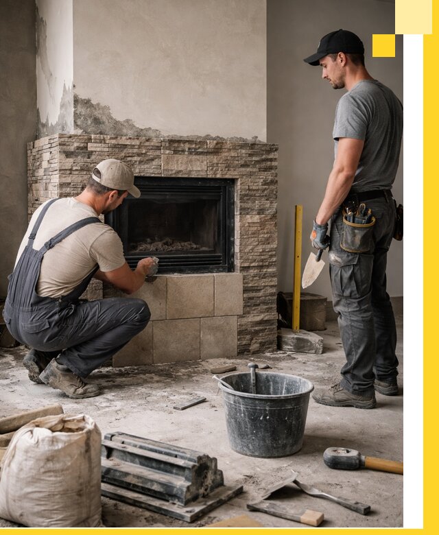 Камины под ключ в Зеленодольске: проект, изготовление и монтаж