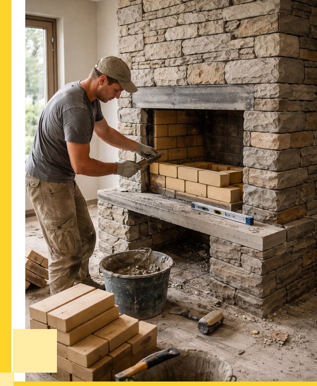 Кладка каминов и камина в Зеленодольске от 25875 р. ЭриданЗлн