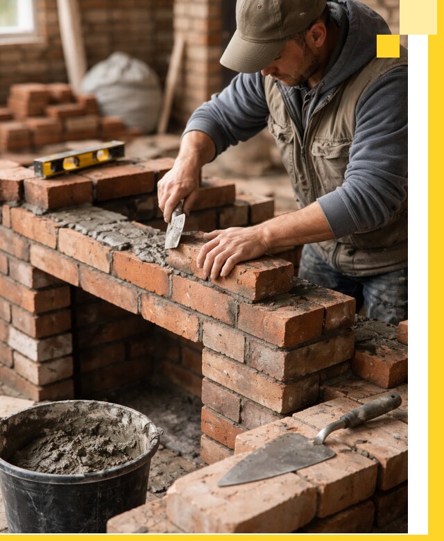 Кладка каминов под ключ в Зеленодольске профессиональная отделка и монтаж