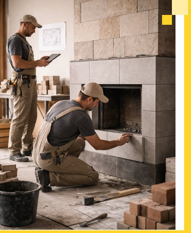 Индивидуальные проекты каминов и каминных систем в Зеленодольске