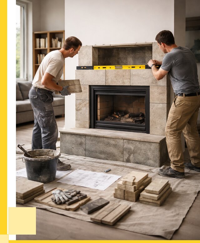 Монтаж каминов и установка в Зеленодольске от 46575 р. | ЭриданЗлн