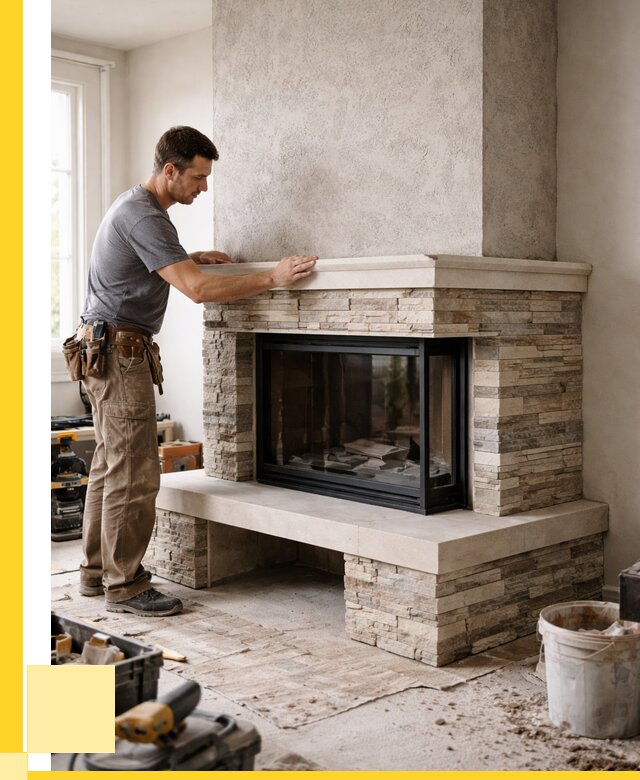 Изготовление каминов под ключ в Зеленодольске от 155250 р. | ЭриданЗлн