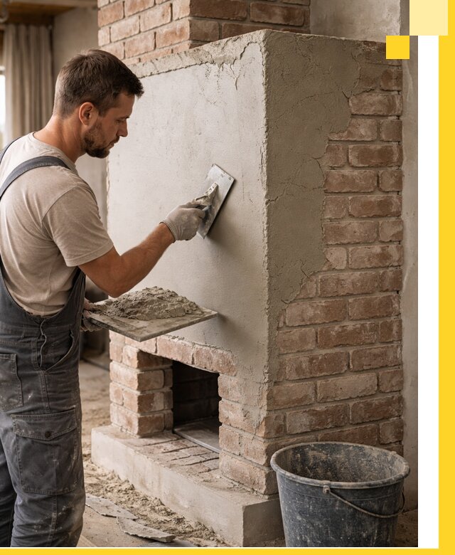 Отделка печей и облицовка каминов в Зеленодольске под ключ