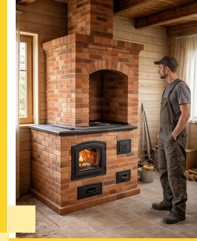 Кирпичные печи в Зеленодольске: купить от 155250 р. | ЭриданЗлн