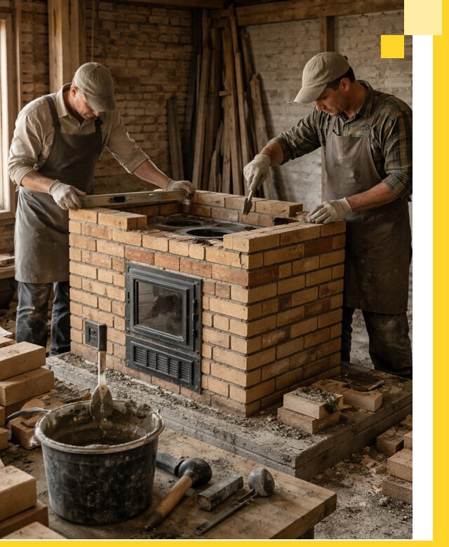 Изготовление и установка варочных печей под ключ в Зеленодольске