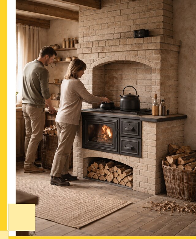 Печи с плитой в Зеленодольске от 46575 р. | ЭриданЗлн — кирпичная печь