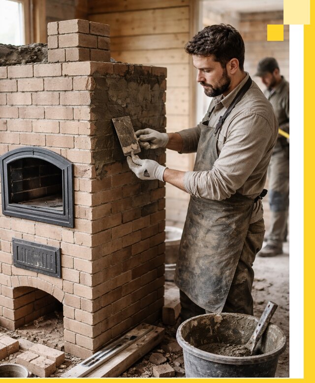 Изготовление и установка печей-шведок под ключ в Зеленодольске