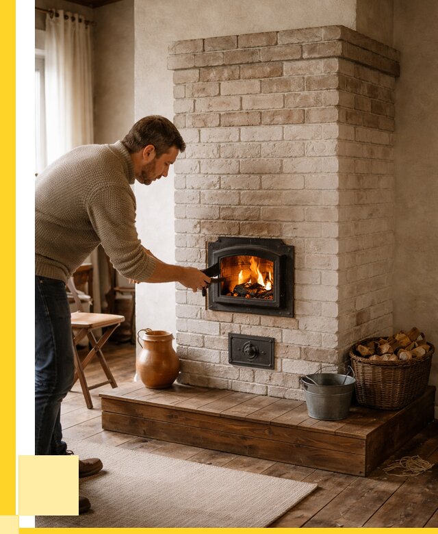 Печь голландка из кирпича в Зеленодольске от 87975 р. | ЭриданЗлн