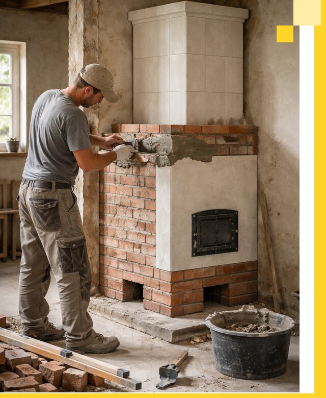 Изготовление и установка печей-голландок под ключ в Зеленодольске