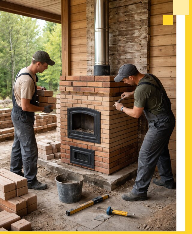 Производство и установка дачных печей под ключ в Зеленодольске