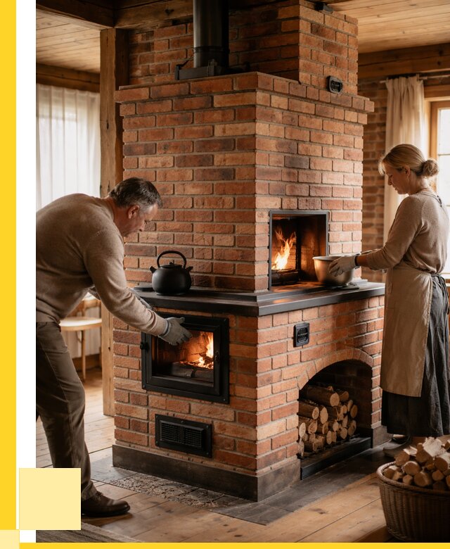 Печи для загородного дома под ключ в Зеленодольске от 82800 р. | ЭриданЗлн