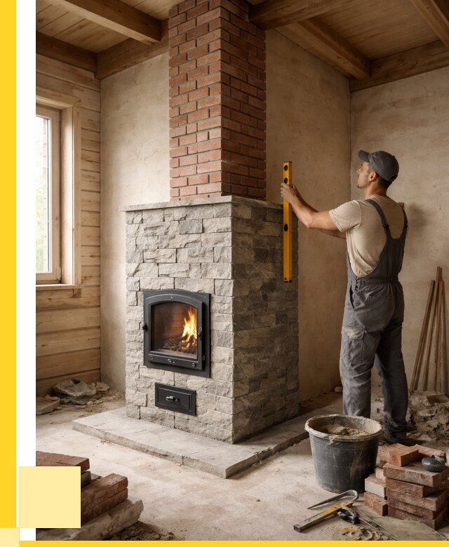 Печи и дымоходы под ключ в Зеленодольске от 46575 р., ЭриданЗлн