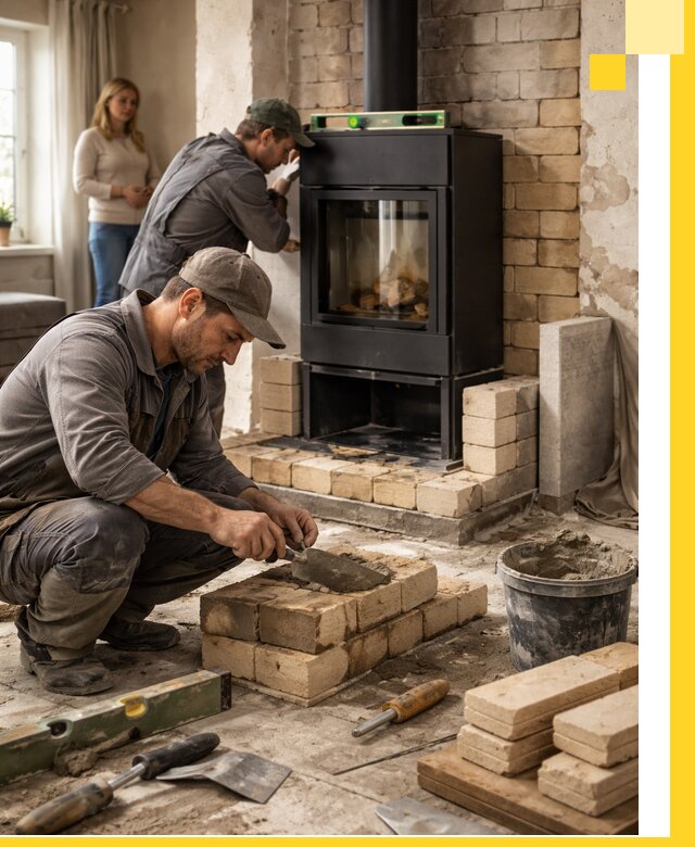 Печи и камины под ключ: проект, установка в Зеленодольске