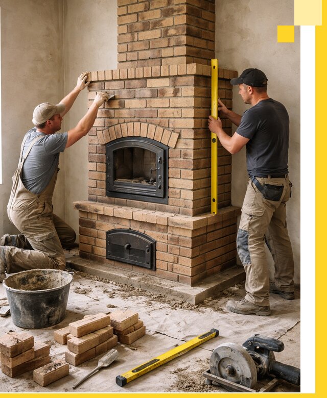 Продажа и установка печей и каминов для дома под ключ в Зеленодольске