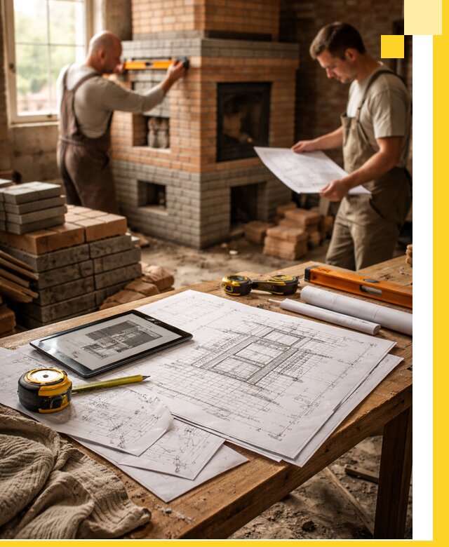 Проекты печей и каминов с индивидуальным дизайном в Зеленодольске