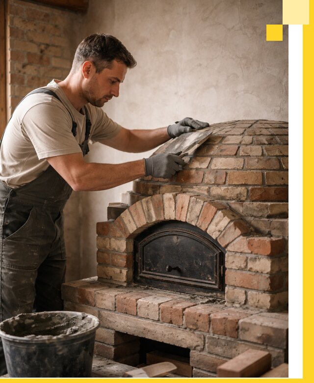 Изготовление и монтаж помпейских печей на заказ в Зеленодольске