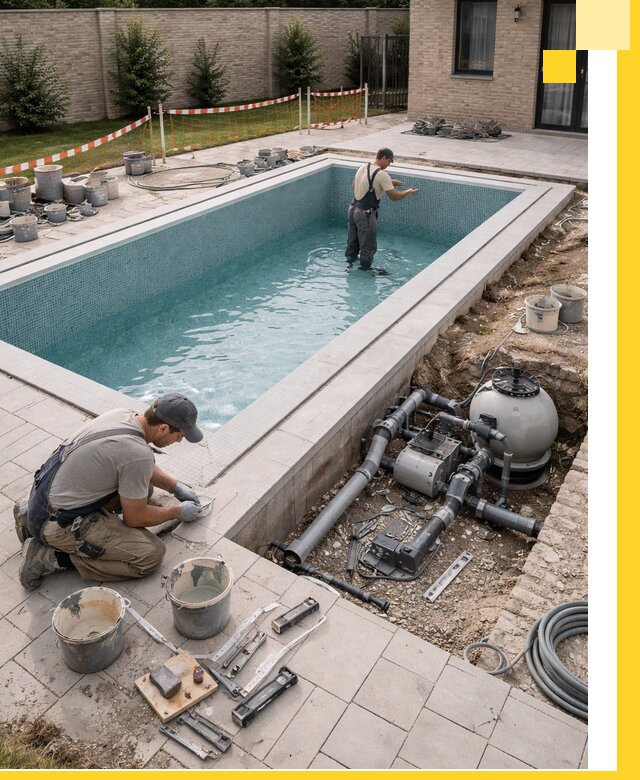 Строительство бассейнов под ключ в Зеленодольске: проекты и монтаж