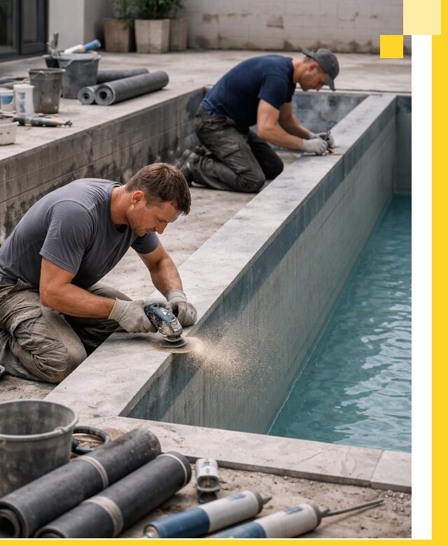 Профессиональный ремонт бассейнов под ключ в Зеленодольске