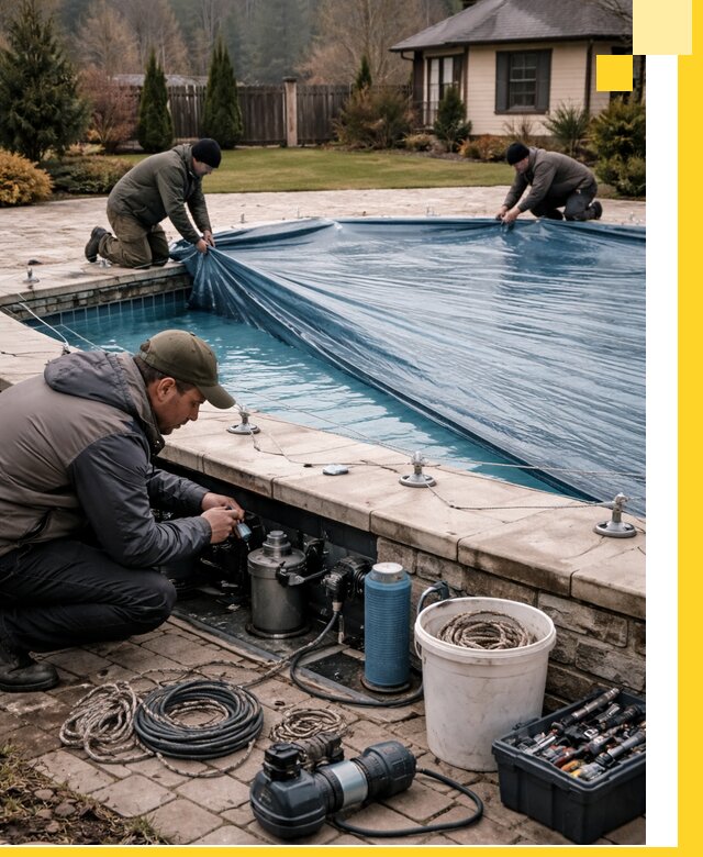 Консервация бассейнов в Зеленодольске: подготовка к длительному хранению