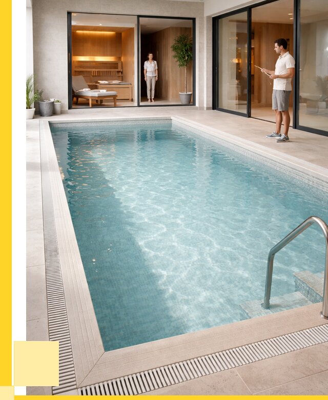 Отделка бассейна пленкой ПВХ в Зеленодольске от 3623 р. - ЭриданЗлн