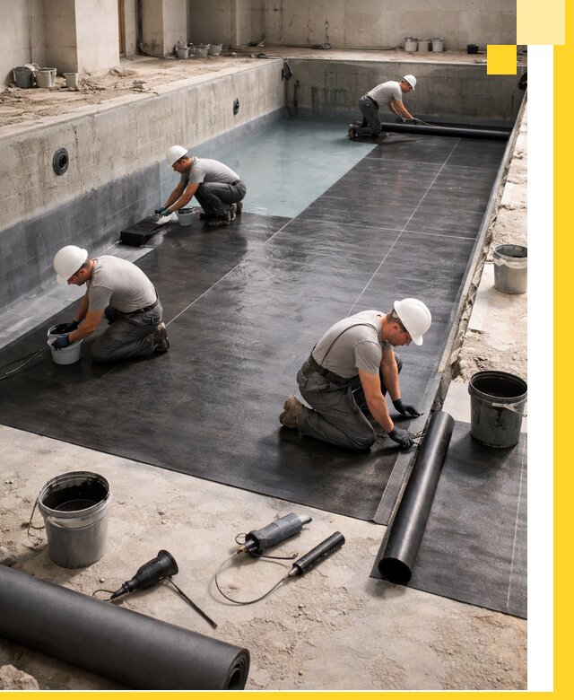 Профессиональная гидроизоляция бассейнов и чаш в Зеленодольске под ключ