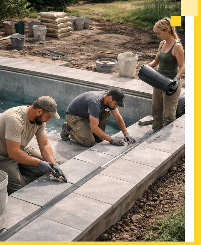 Строительство и монтаж уличных бассейнов под ключ в Зеленодольске