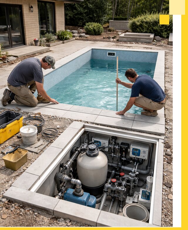 Строительство качественных домашних бассейнов под ключ в Зеленодольске