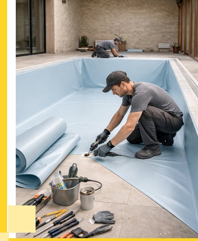 Пленка ПВХ для бассейнов в Зеленодольске от 2588 р. | ЭриданЗлн