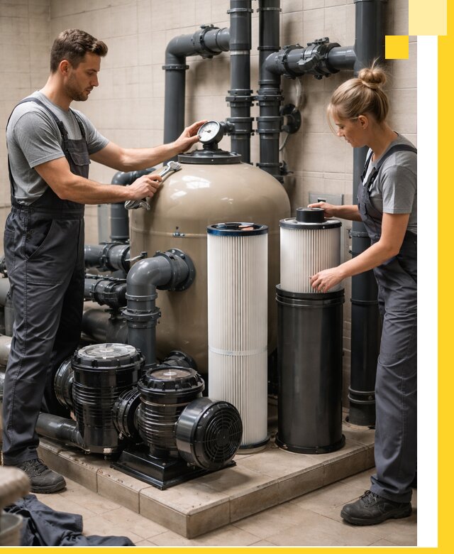 Фильтры и системы фильтрации для бассейнов в Зеленодольске