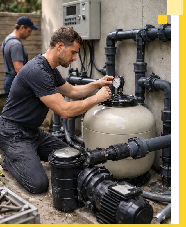 Поставка и монтаж фильтровального оборудования для бассейнов в Зеленодольске