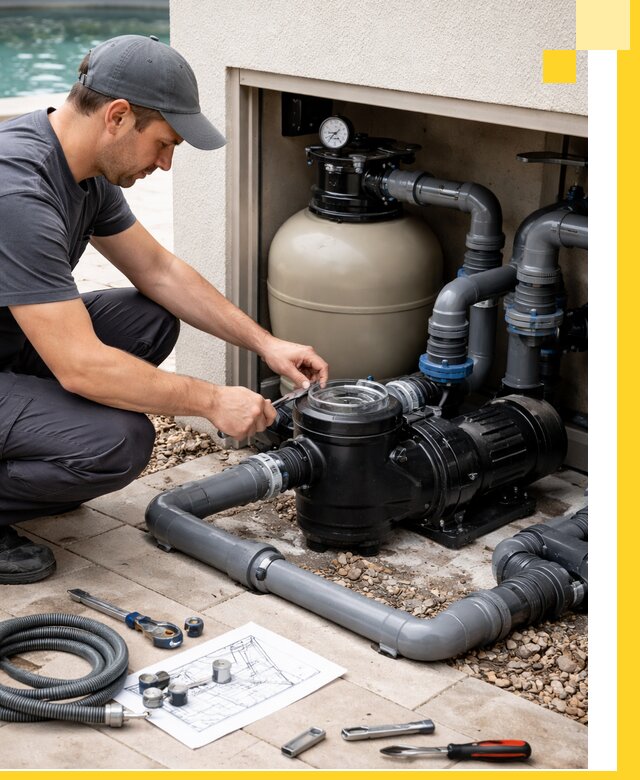 Поставка, монтаж и сервис насосов для бассейнов в Зеленодольске