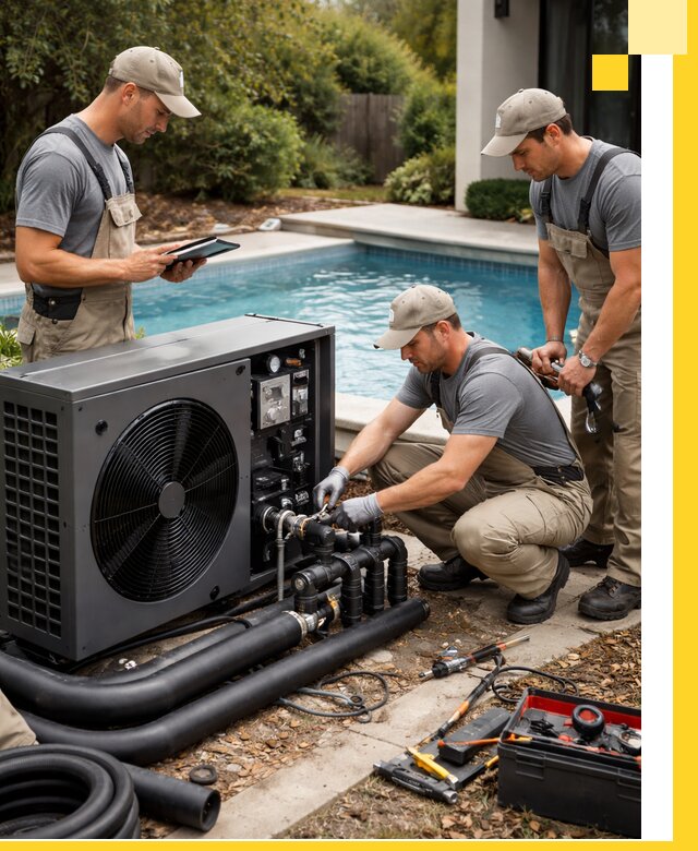 Проектирование и установка тепловых насосов для бассейнов в Зеленодольске