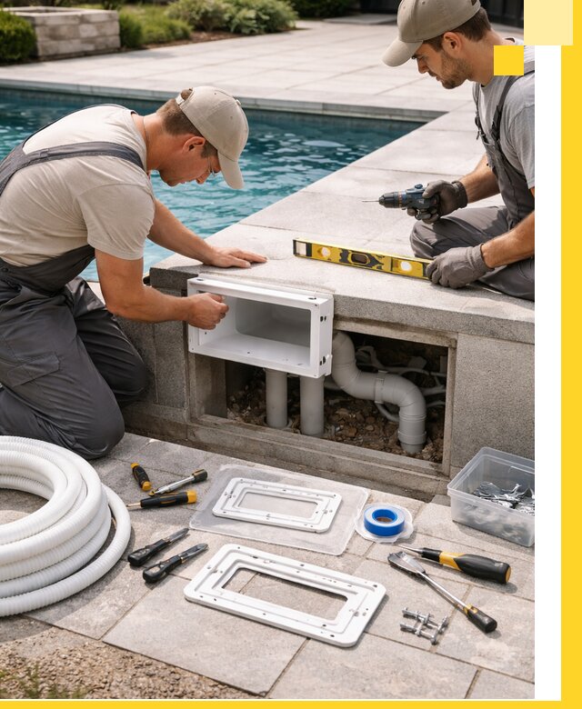 Поставка и установка скиммеров для бассейнов в Зеленодольске