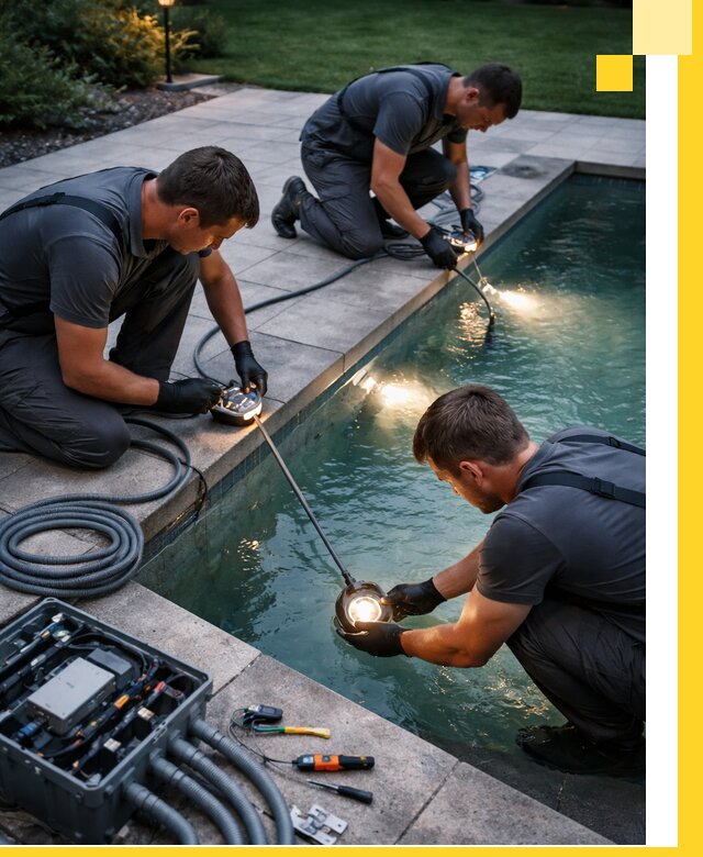 Профессиональное освещение бассейнов в Зеленодольске: дизайн и монтаж