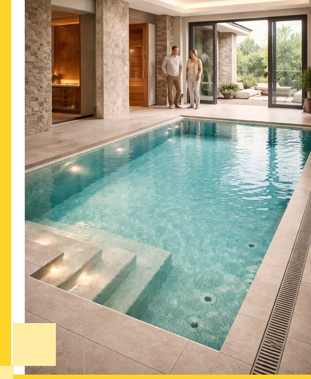 Бассейн во дворе в Зеленодольске: проект, отделка от 1242000 р. | ЭриданЗлн