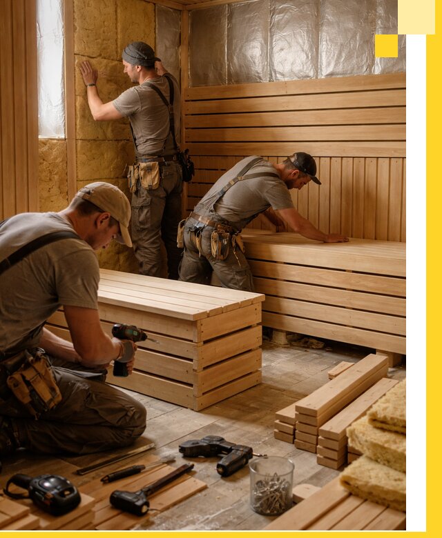 Профессиональное строительство саун под ключ в Зеленодольске