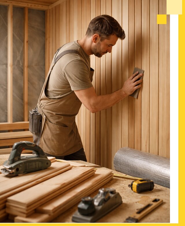 Профессиональная отделка саун и парных под ключ в Зеленодольске