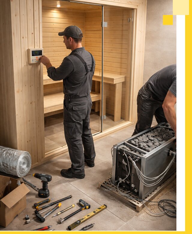 Поставка, установка и монтаж электрических саун в Зеленодольске