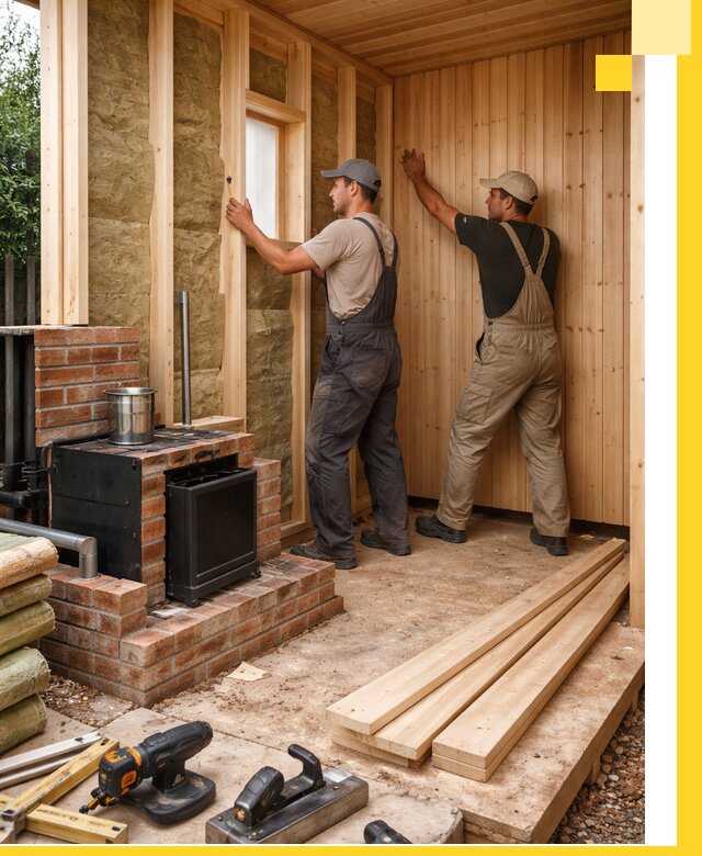 Строительство и установка дачных саун под ключ в Зеленодольске