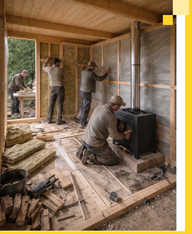 Профессиональный монтаж бань под ключ в Зеленодольске для дома