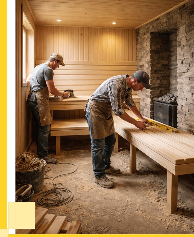 Отделка бани в Зеленодольске: внутренняя отделка от 3105 р. | ЭриданЗлн