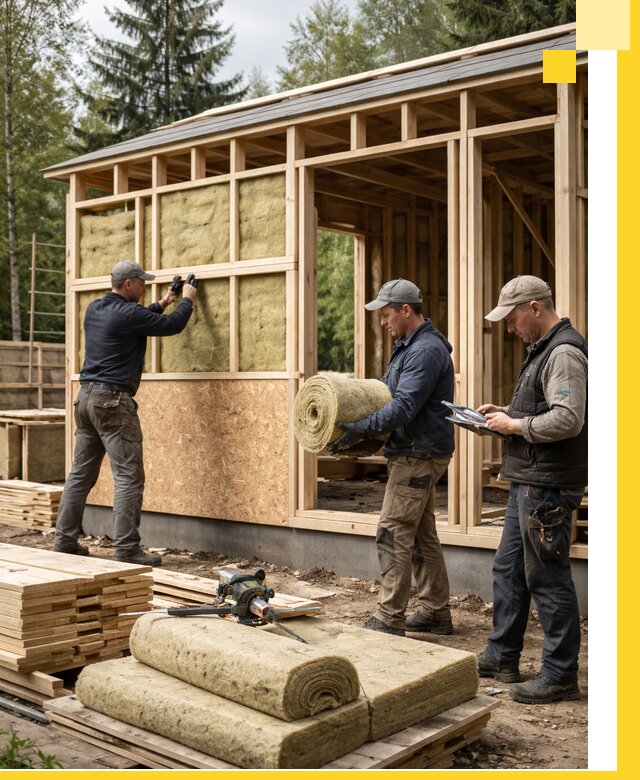 Проектирование и строительство каркасных бань в Зеленодольске под ключ