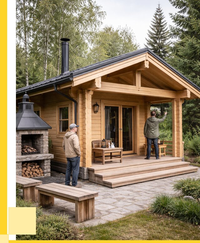 Деревянные бани под ключ в Зеленодольске от 465750 р. | ЭриданЗлн