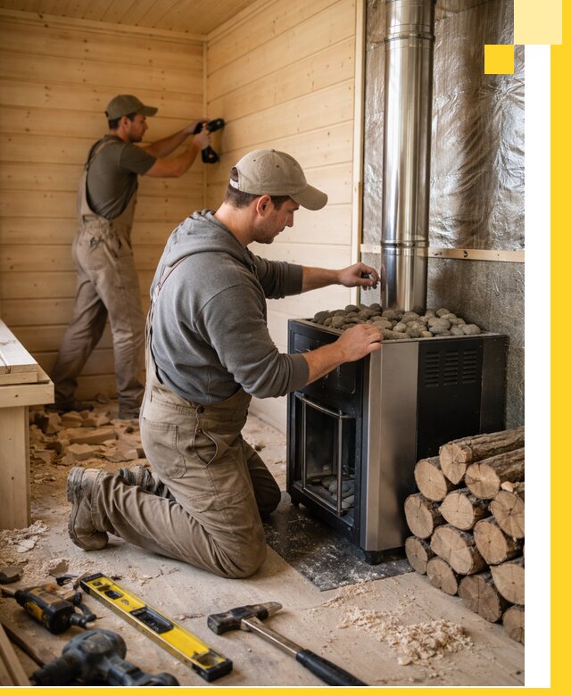 Строительство деревянных бань под ключ в Зеленодольске проекты и монтаж