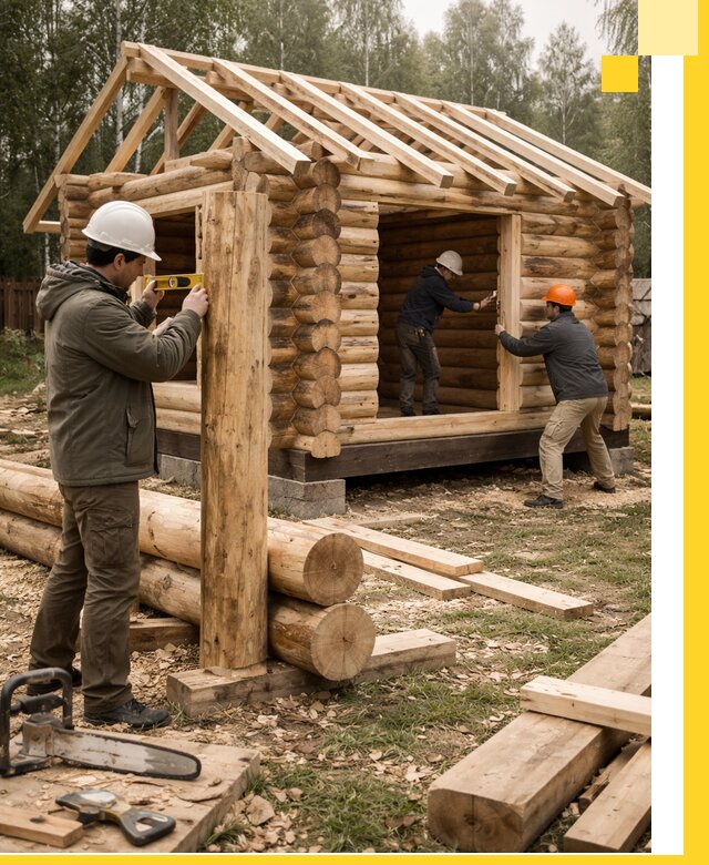 Строительство бань для дачи под ключ в Зеленодольске с доставкой и монтажом