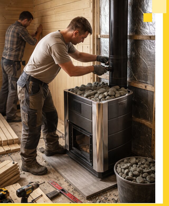 Проектирование и строительство парилок для бани в Зеленодольске под ключ